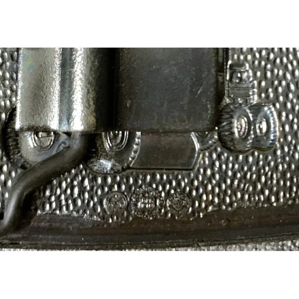 Vintage Champion Tractor Road Grater Brass Belt Buckle - NOS 3